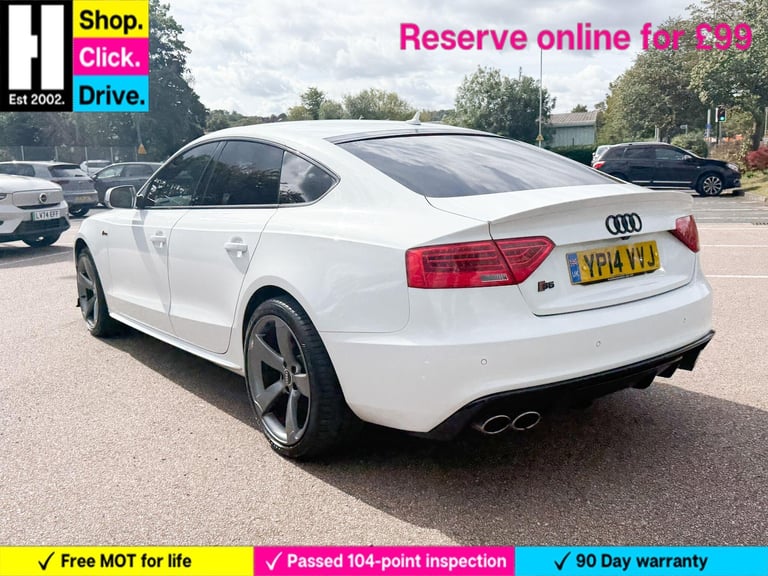 2014 Audi S5 3.0 TFSI V6 Black Edition Sportback S Tronic quattro Euro 5 (s/s) 5dr HATCHBACK Petr...