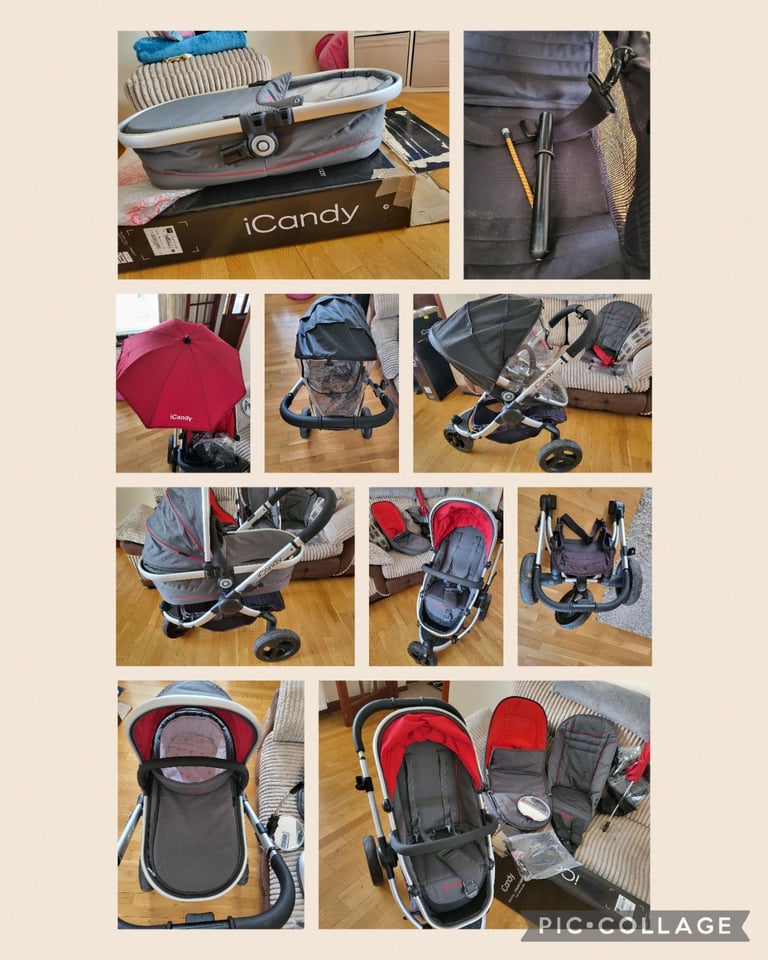 Icandy Peach Terrian pram set