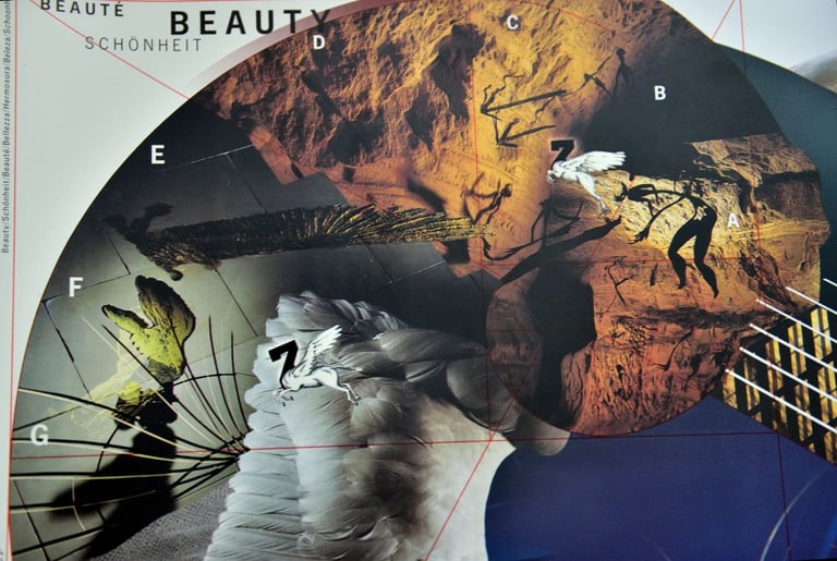 4x Zanders (German paper manufacturer) posters, ca. 1995