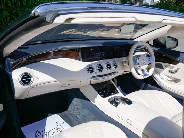 2018 Mercedes-Benz S-Class 4.0 S63 V8 BiTurbo AMG S Cabriolet 2dr Petrol SpdS MCT Euro 6 (s/s) (6...