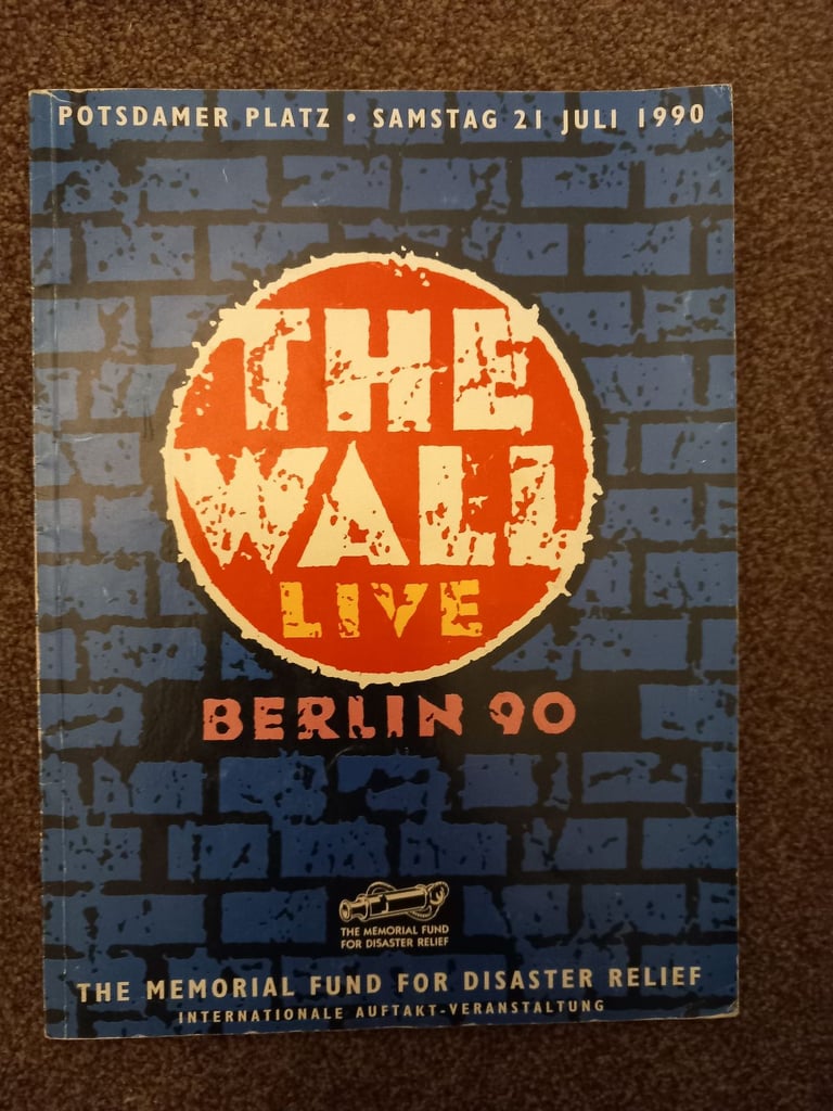 The Wall Live Berlin 90 Programme 