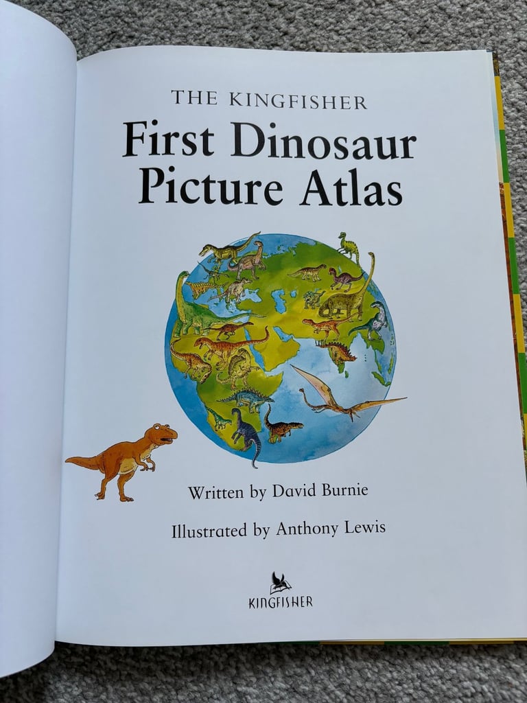 The Kingfisher First Dinosaur 🦖 Picture Atlas