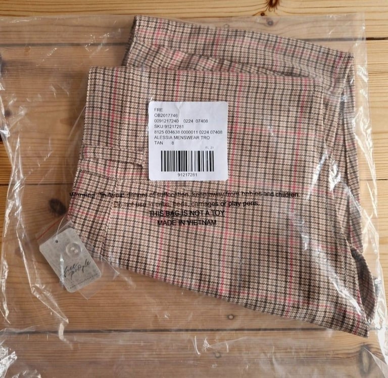 Free People Alessia Menswear Trouser Shorts