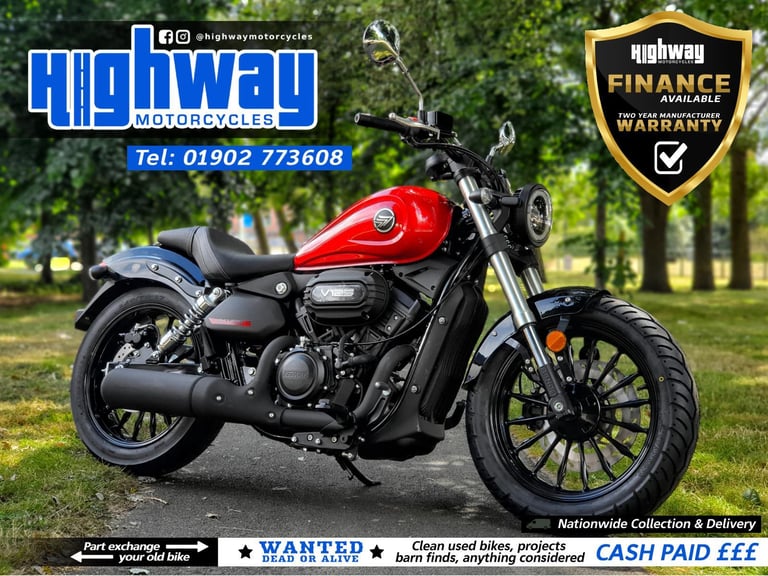 image for NEW Keeway RK V125 Cruise V Twin CBT Learner Legal Custom Motorcycle