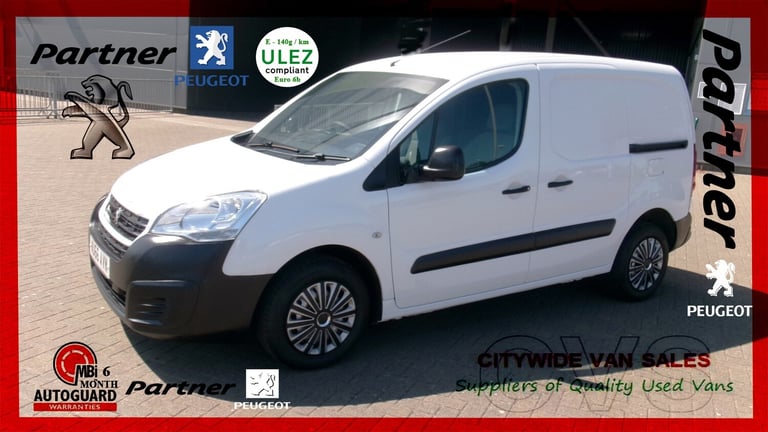 2016 Peugeot Partner 850 S 1.6 HDi 92 Van NO VAT PANEL VAN Diesel Manual