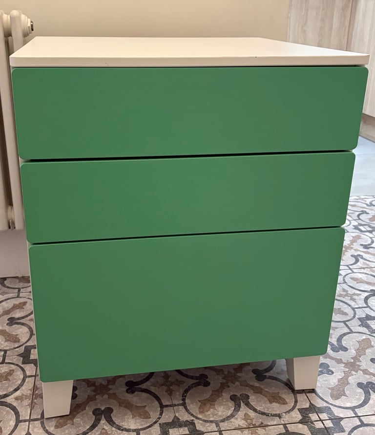 image for IKEA SMÅSTAD / PLATSA Chest of 3 drawers, white