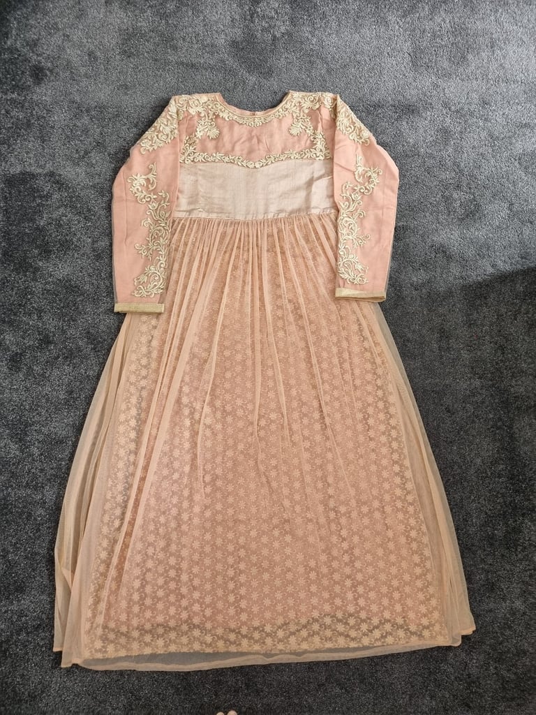 Asian Pakistani Wedding Party Long Maxi Dress New 