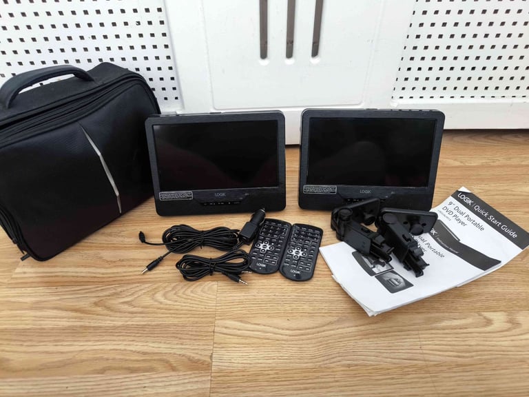 image for 9" Dual Portable DVD Player