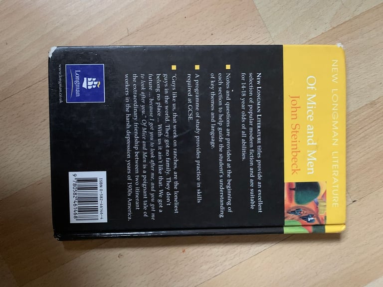 Mice and Men by John Steinbeck book