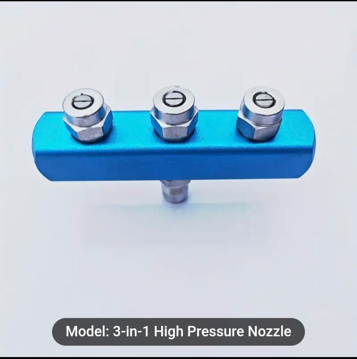 1/4″ QUICK RELEASE Tripple Nozzle High-Pressure Washer Adapter gun 5000 Cleaning