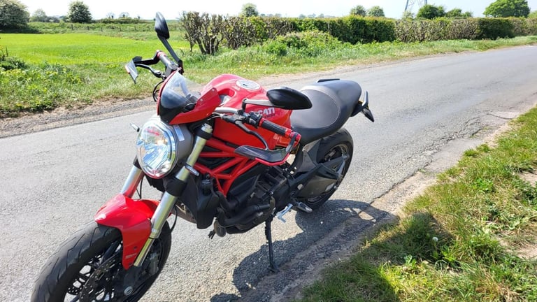 2015 65 DUCATI M821 MONSTER ABS NAKED RED M 821 HISTORY NEW MOT