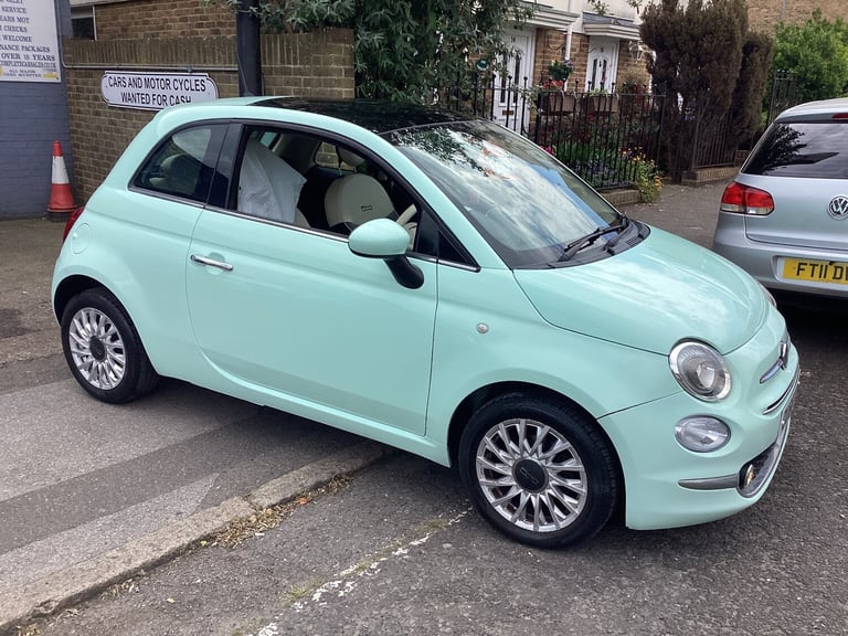 2016 Fiat 500 1.2 Lounge 3dr HATCHBACK Petrol Manual