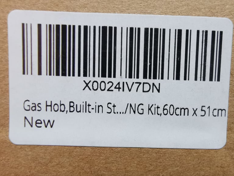 Brand New Stainless Steel Gas Hob 4 burners with Flame Failure Protection