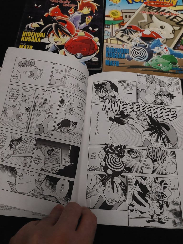 3 1990's Pokémon comic books