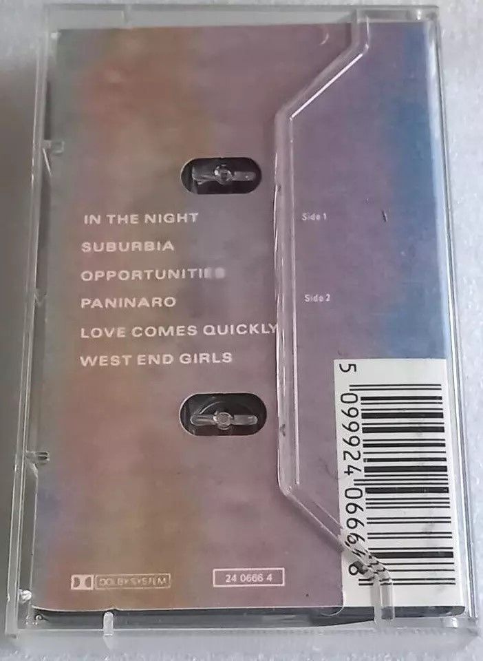 Pet Shop Boys - Disco The Pet Shop Boys Remix Album, Cassette Tape