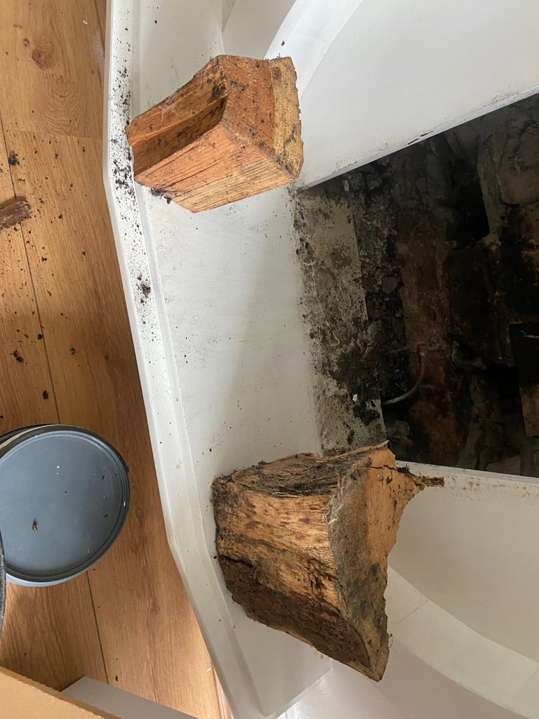 Fire wood - Two tubs full and dry