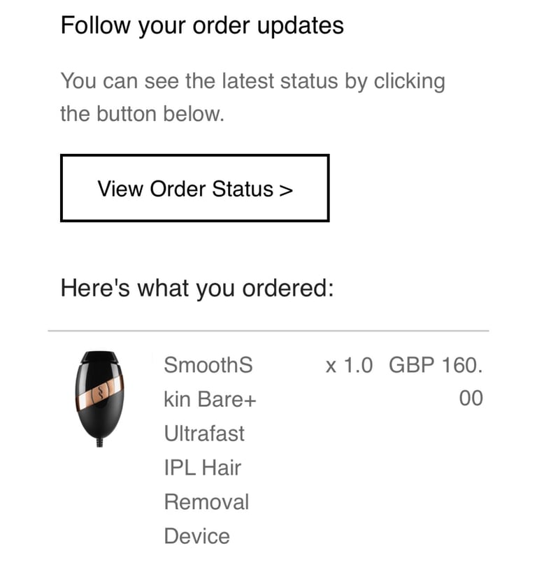 IPL hair removal Bare+ ultrafast