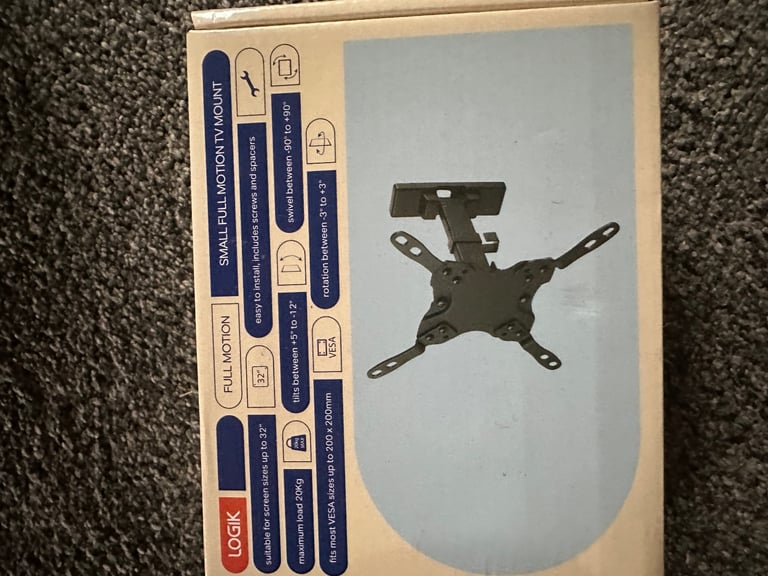 Small to wall mounting bracket