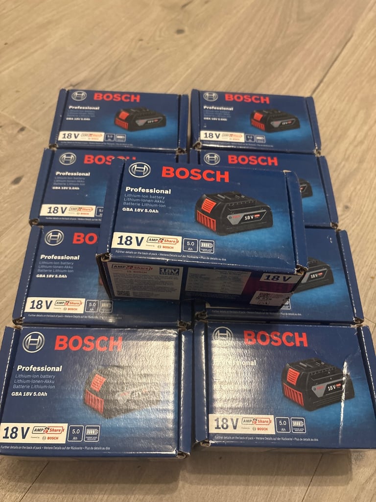 image for BOSCH 18V 5.0AH batteries
