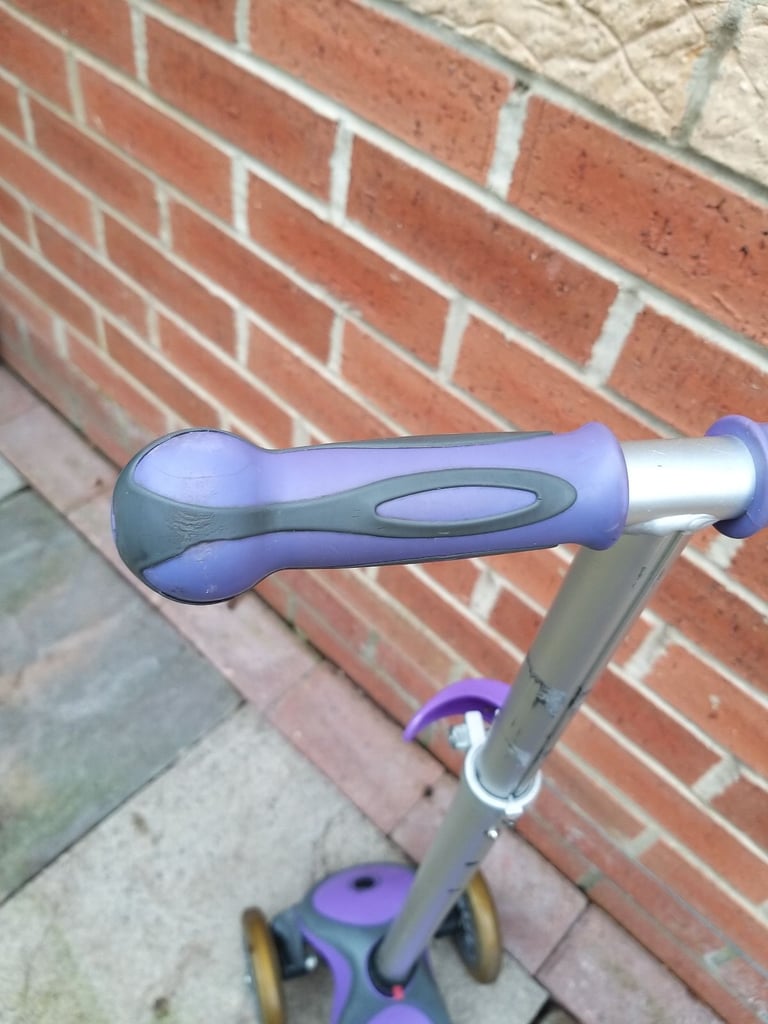 Purple Globber 3 wheel scooter