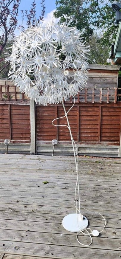 image for IKEA dandelion tall standing lamp 