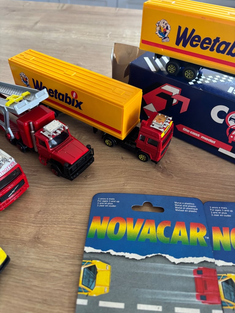 Selection of cars and lorries