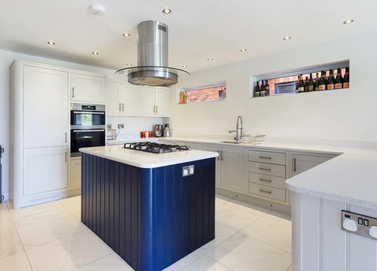 image for Shaker kitchen units with fridge freezer