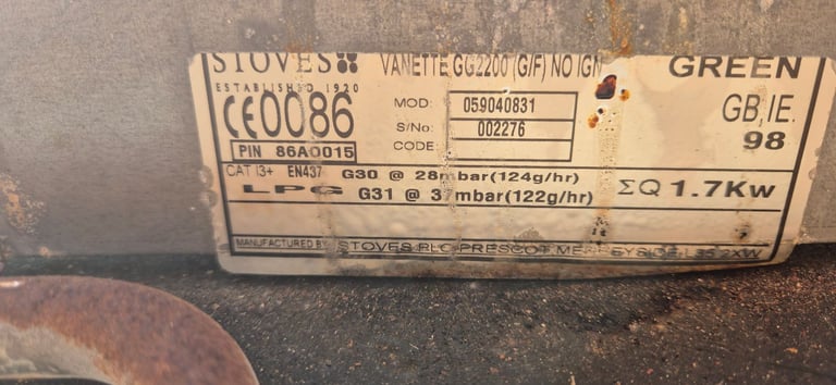 STOVES VANETTE GG2200 oven, VANETTE 4301-2 hob with grill and sink for camper caravan boat.