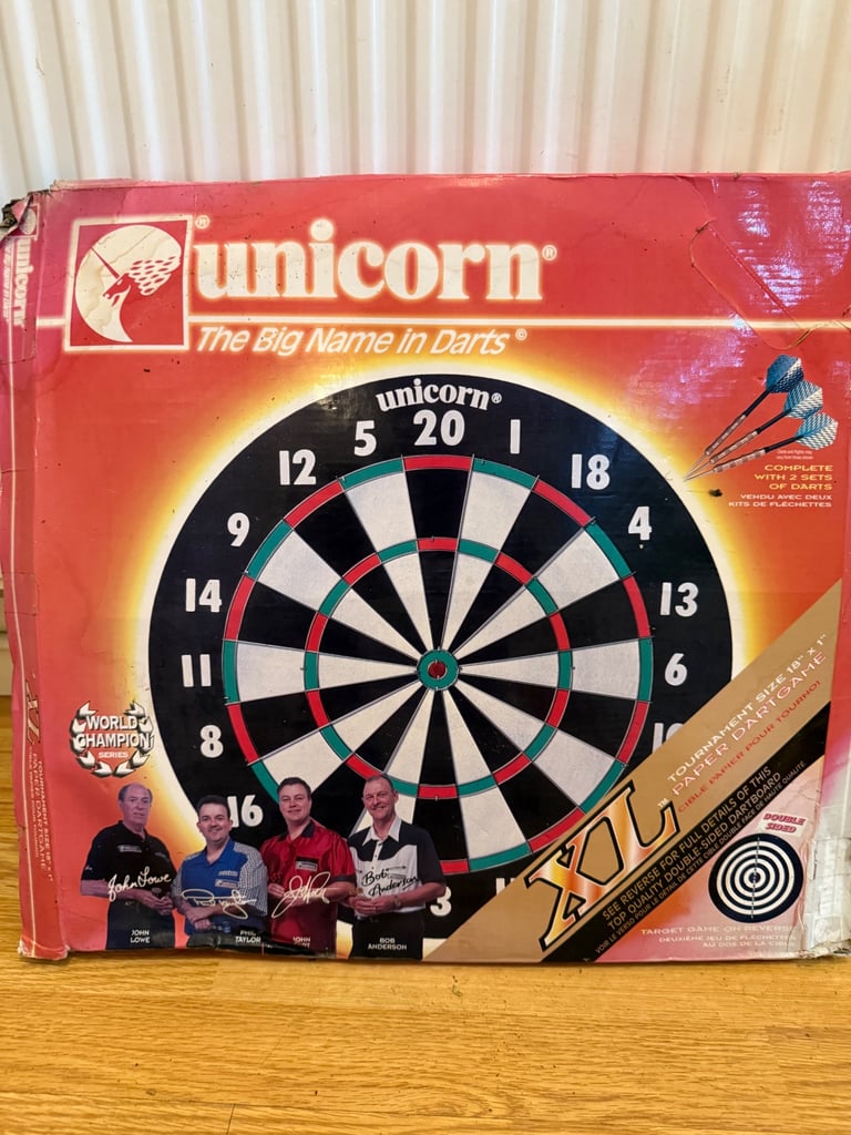 Unicorn Double Sided Dartboard 