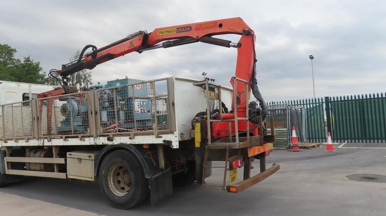 DAF TRUCKS FA LF55.220 MANUAL GEARBOX PALFINGER PK 10000 CRANE 