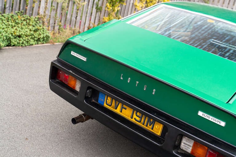 1973 Lotus ELITE M50 PROTOTYPE – CHASSIS 0001A PETROL Manual