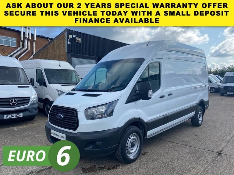 2016 66 FORD TRANSIT 2.2 TDCI T350 L3 H3 LWB H/ROOF RWD 125BHP. EURO 6 ULEZ. 78K