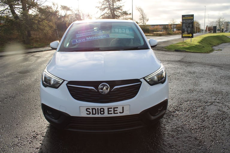 VAUXHALL CROSSLAND X 1.2 SE 2018,Low Mileage,F.S.H,Bluetooth,DAB,Air Con,Cruise,Ulez Compliant