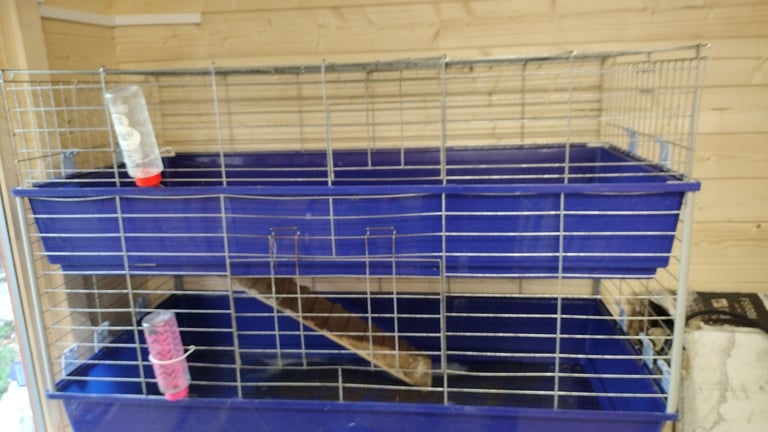 2 Tier pet cage  approx 1.2 m x 0.6m x 0.8 high