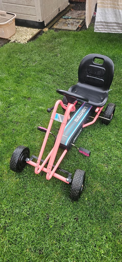 Hauck Pink Lightning Kids Go-Kart