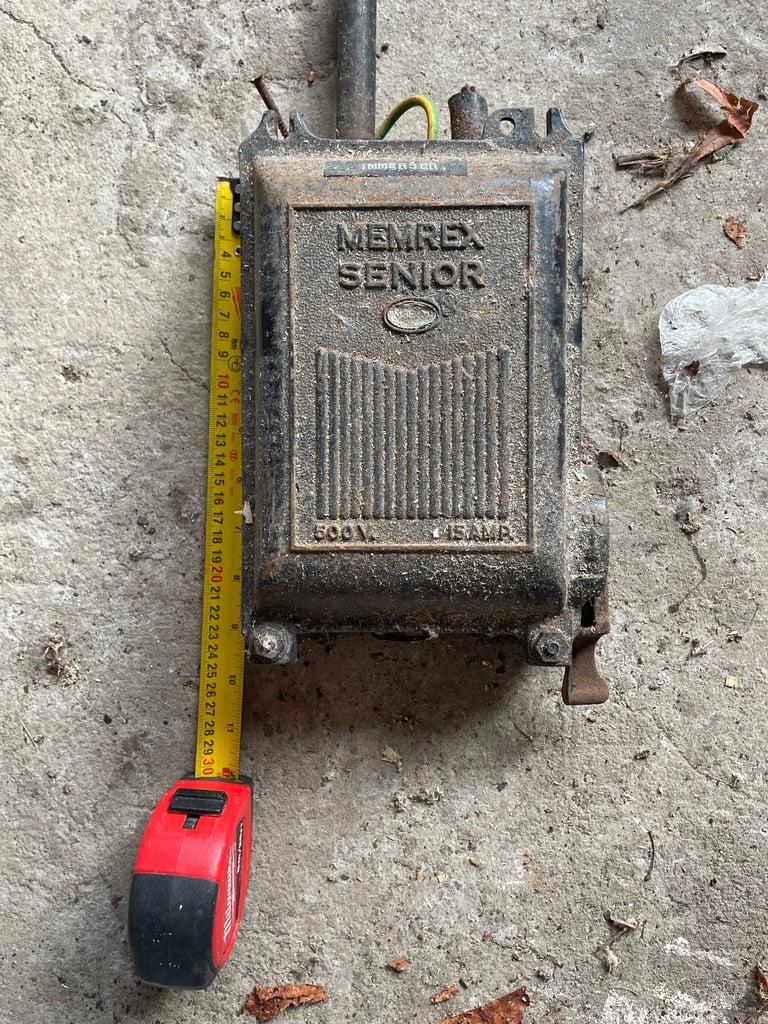 image for Salvage 1950s (?) Memrex Fuse Boxes