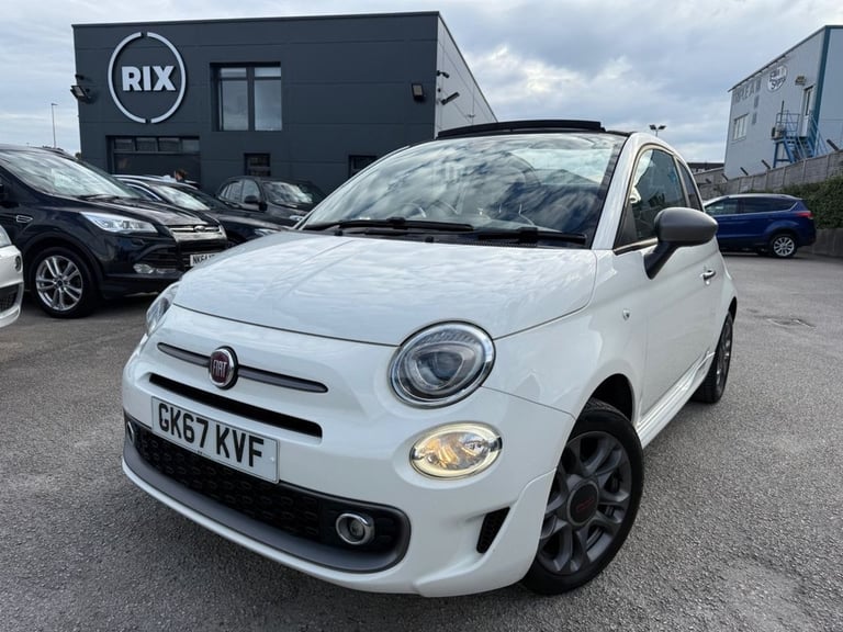 2017 Fiat 500C 1.2 S Convertible 2dr Petrol Manual Euro 6-2 OWNER CAR-HALF LEATHER UPHOLST Conver...