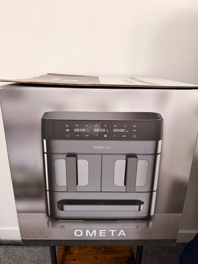 OMETA  8.5 L Dual Air Fryer With Pizza Tray 