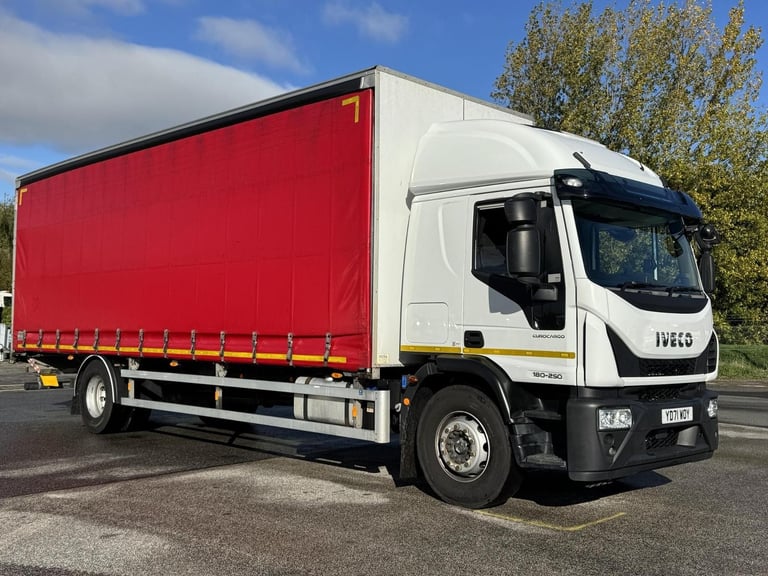 image for 2021 71 Plate Euro 6, Iveco Eurocargo 180.250 18t curtainsider 