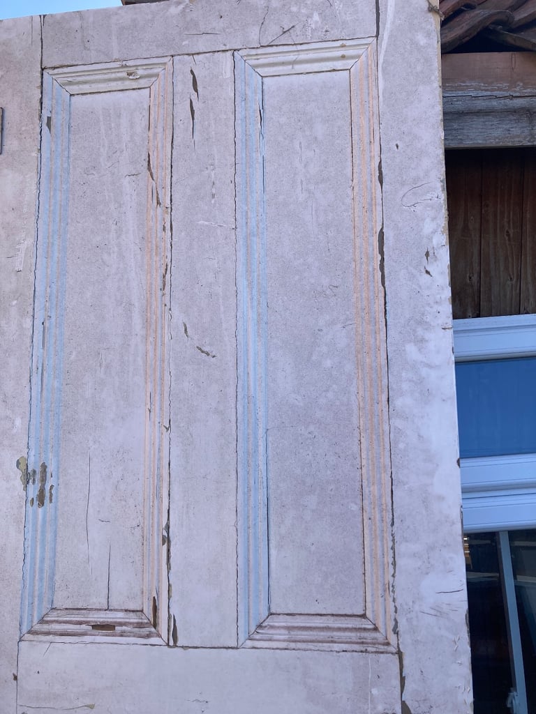 Reclaimed vintage four panel doors 