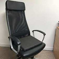 'MediPaq' Office Chair Cushion Memory Foam Car Seat Height Booster Computer Desk Lumbar UK