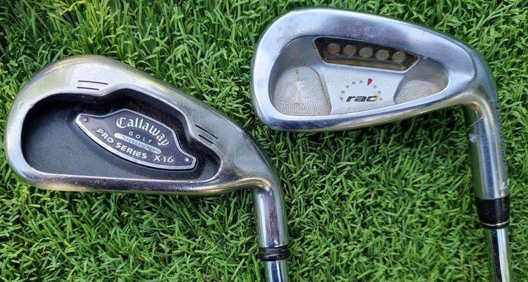 TAYLOR MADE, CALLAWAY, TITLEIST - NEW LYNX trolley bag, NEW CALLAWAY shoes & NEW SRIXON balls