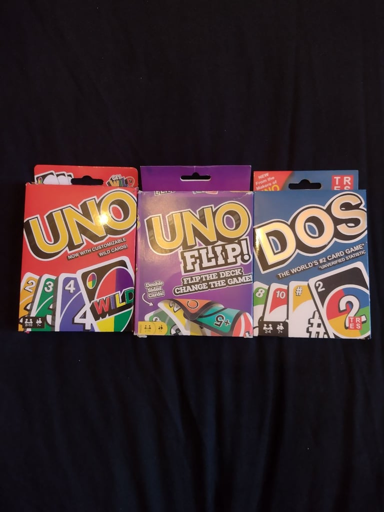Uno card game bundle
