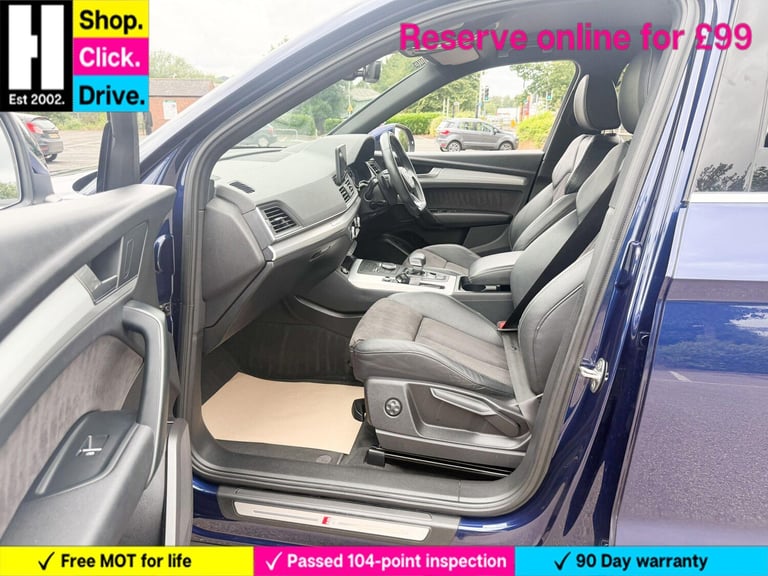 2017 Audi Q5 2.0 TFSI S line S Tronic quattro Euro 6 (s/s) 5dr ESTATE Petrol Automatic