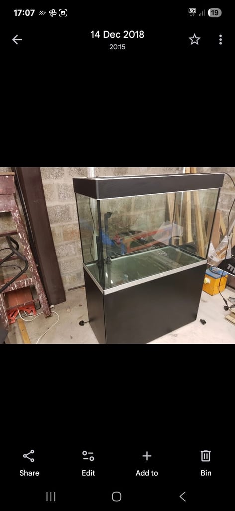Fluval 450 liter aquarium 