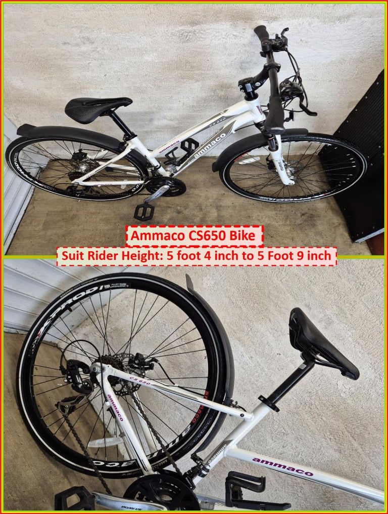 Ammaco CS650 Bike - 21 Speed – 700c wheels.