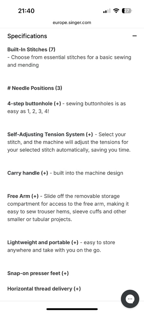 image for Brand new sewing machine 