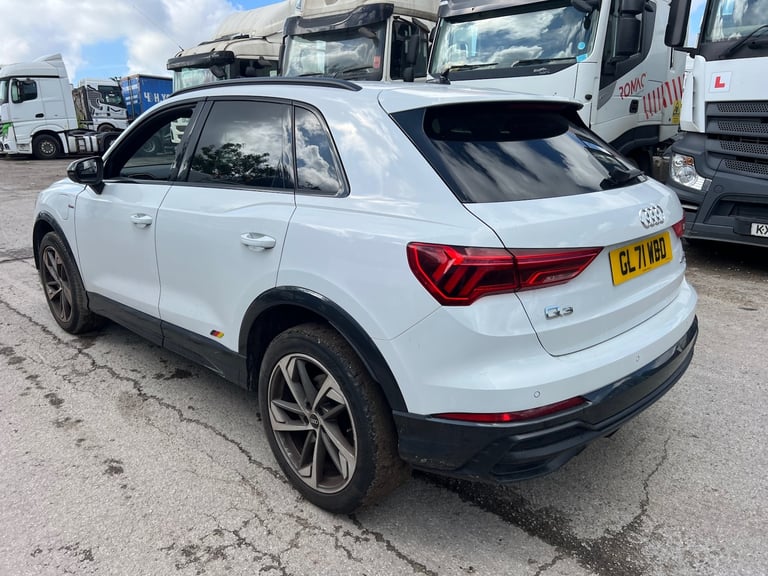 2022 71 AUDI Q3 S LINE BLACK EDITION S TRONIC HYBRID ELECTRIC DAMAGED SALVAGE