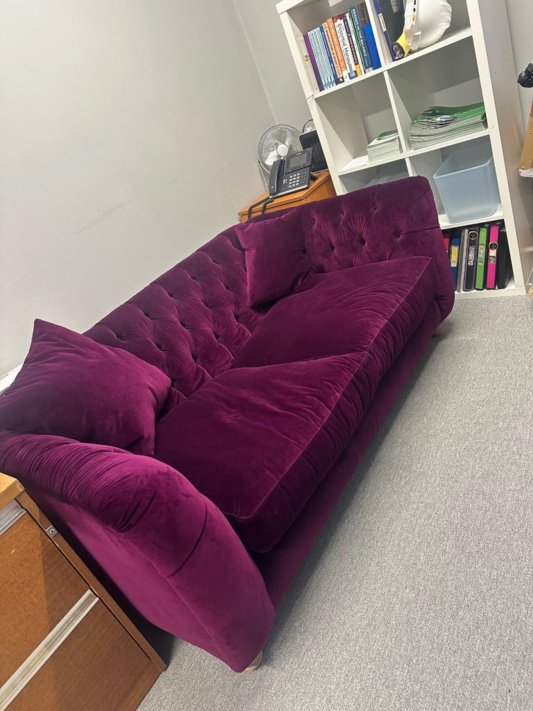 Purple Sofa 