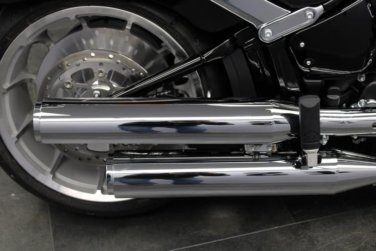 2025 Harley-Davidson FLFBS Softail Fat Boy 117 in Vivid Black   